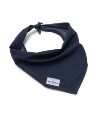 denim bandana with logo 